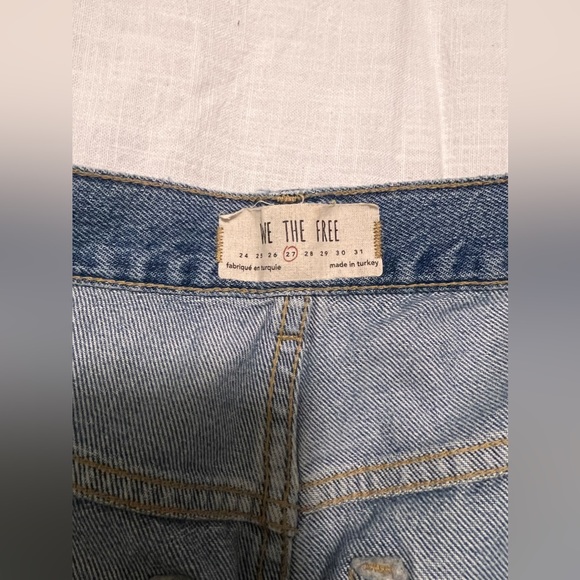 Free People Maggie Mid-Rise Straight-Leg Jeans - Picture 5 of 6